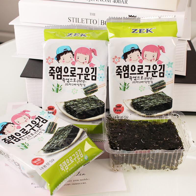 Zek Korean Roasted Seaweed Snacks