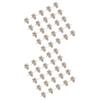 50pcs Side Door Moulding Trim Clips Exterior Fasteners Kit 93160023 Replacement for Vauxhall Vivaro