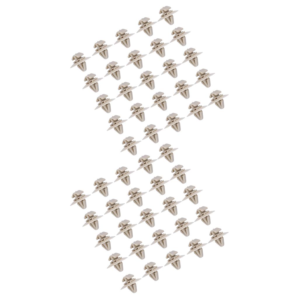 50pcs Side Door Moulding Trim Clips Exterior Fasteners Kit 93160023 Replacement for Vauxhall Vivaro