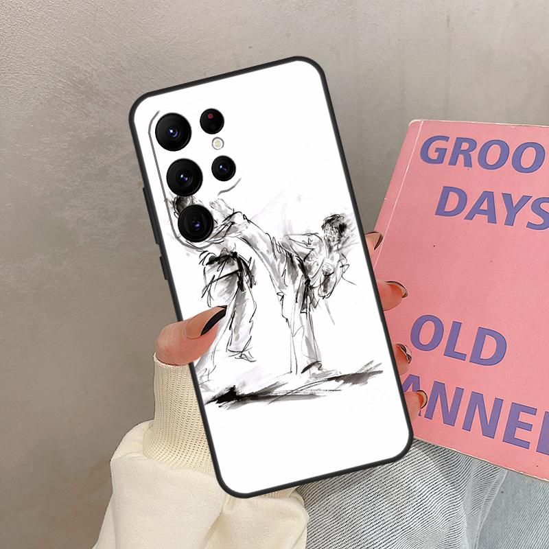 Japan Martial Aikido Case For Samsung Galaxy S24 FE S21 FE S20 S22 S23 S25 Ultra S9 S10 Plus S25 FE Cover Coque