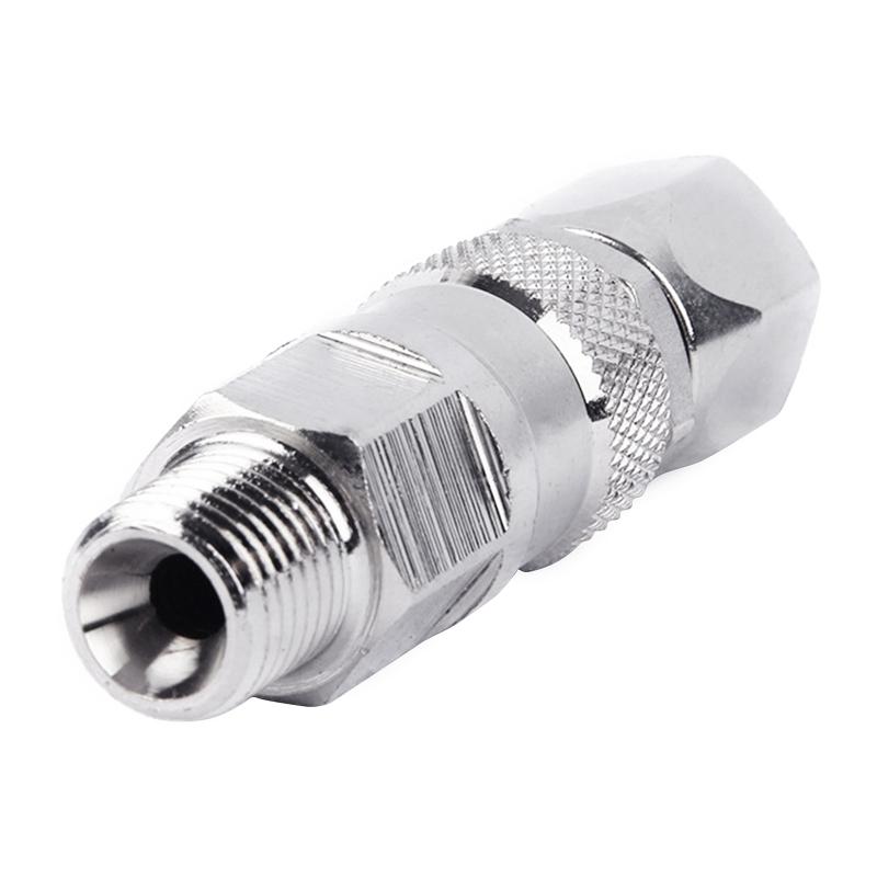 1/4-Inch Airless High Pressure Spray Hose Swivel Joint Suitable For Paint Sprayer Stainless Steel Tool Parts Accessories