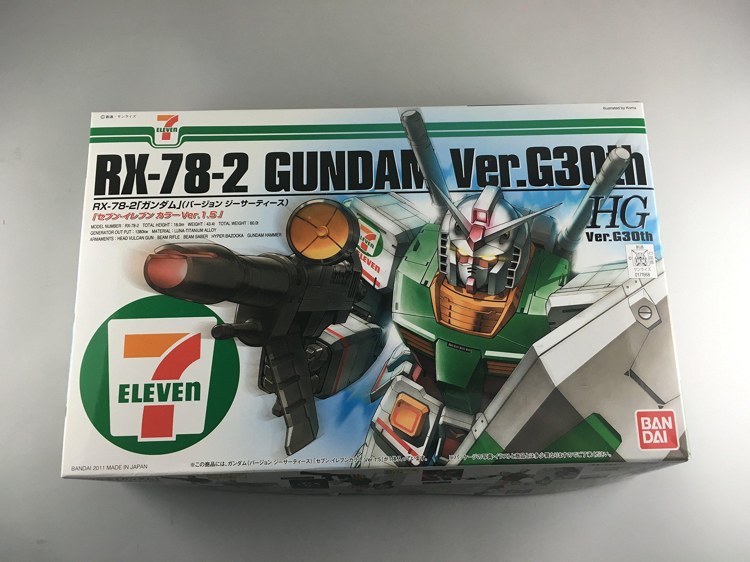 

Bandai HG Gundam Original Color RX-78-2 Ver.G30th 1/144 7-Eleven Ver.1.5