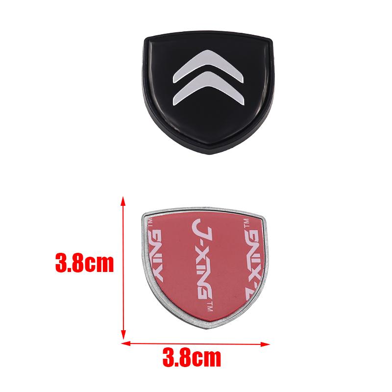

2pcs/1pair new Citroen 3D logo metal Car Fender side Car door Emblem car window sticker styling Accessories 2pcs Fender side