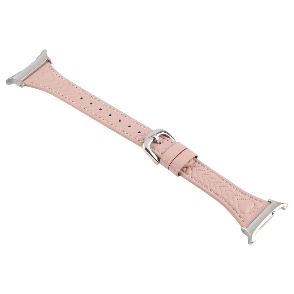 For Samsung Galaxy Watch Ultra 47mm Heart Pattern Embossed Watch Band Cowhide Leather Strap