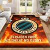 Club Brugge KV Carpet Door Mat for Living Room or Bedroom Protective Mat Under Chair Office Decoration Christmas Gift Birthday Present