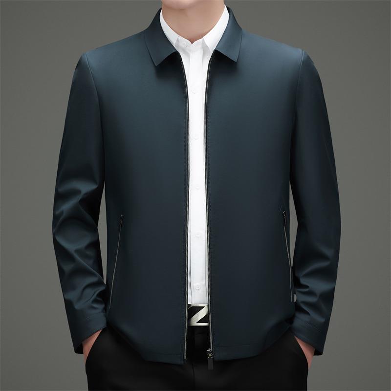 2026 Spring Men's Lapel Jacket: Dad-Style, Business Casual & Fashionable Outerwear