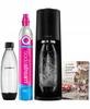 Saturator Sodastream Terra Black 1L Bottle + Cylinder + Book