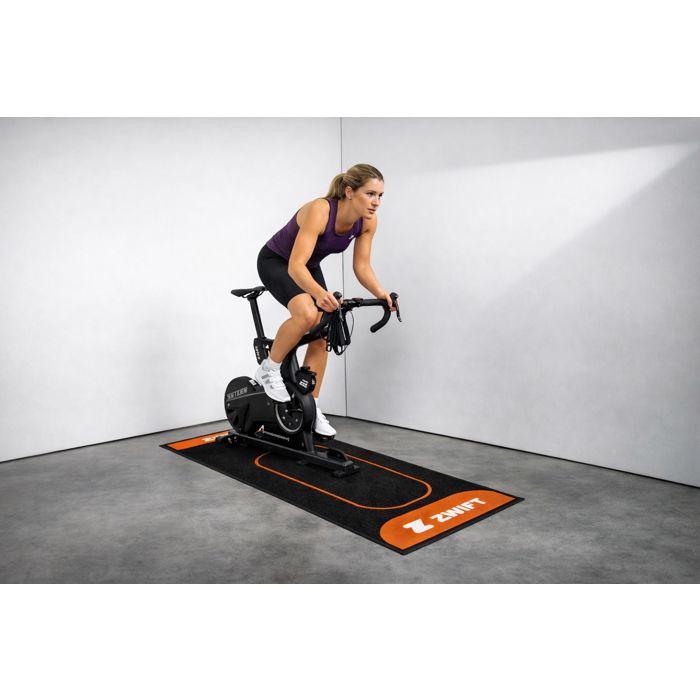 SIXTEN Alfombra Home Trainer Bicicleta Zwift 65x180 - Antivibraciones y Antirruido - Bicicleta de Interior - Duradera