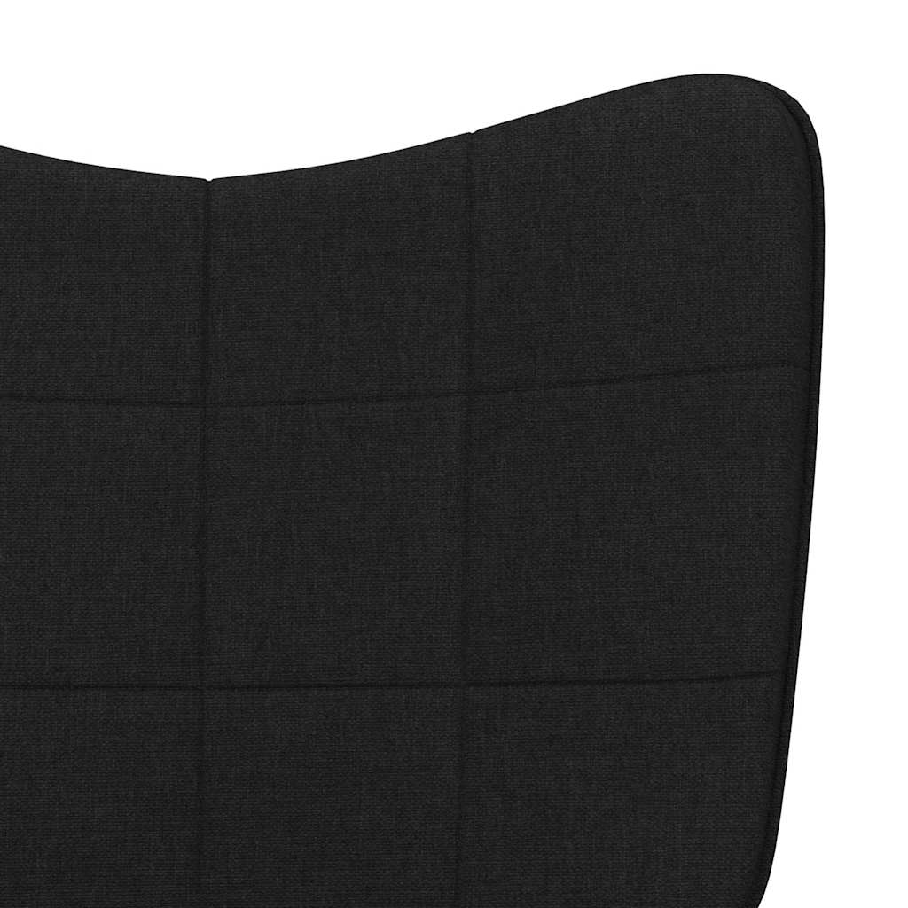 Vidaxl Armchair, Black, Upholstered In Fabric