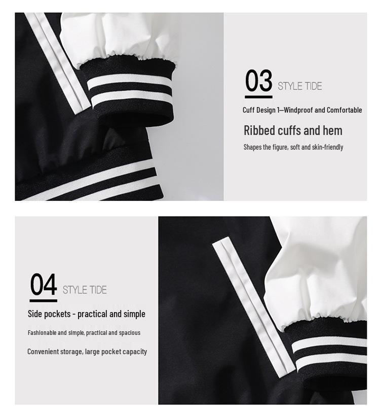 2022 Men's Unisex Loose Fit Baseball Jacket - High-Quality, Skin-Friendly Autumn/Winter Outerwear