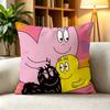 BBarbapapa Whole Family Cute Cartoon  Pillow Case Square DoubleSided Sofa Cushion Cover Bedroom Bedside Pillow