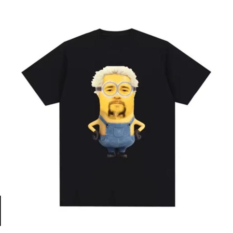 Classic Fun Character Linkage Funny Casual Tshirt Mens and Womens Luxury Brand Tops