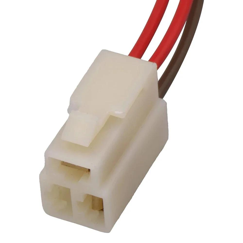 Children's Electric Car Charger Socket With Wire Replacement 6V/12V/24V Round Charging Port Connects Wiring Harness And Fuse