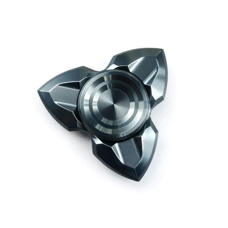 Stylish Stainless Steel Hand Spinner Minimalist Three-Leaf Fidget Spinner  EDC Fidget Toy Adult Stress Relief Toy for Office