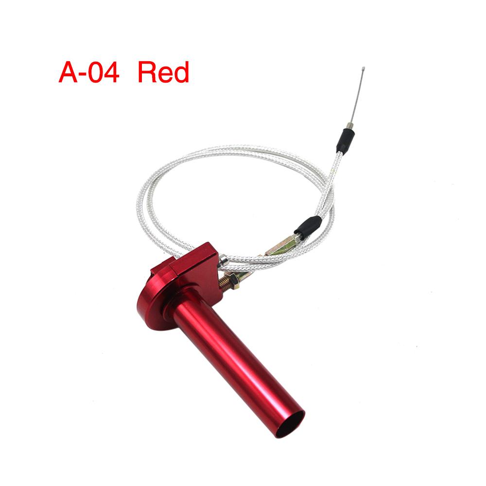 ZSDTRP 7/8" Aluminum Throttle Grip Twist Quick Action Gas Throttle Settle With Cable For Dirt Pit Bike 50cc 110cc 125cc