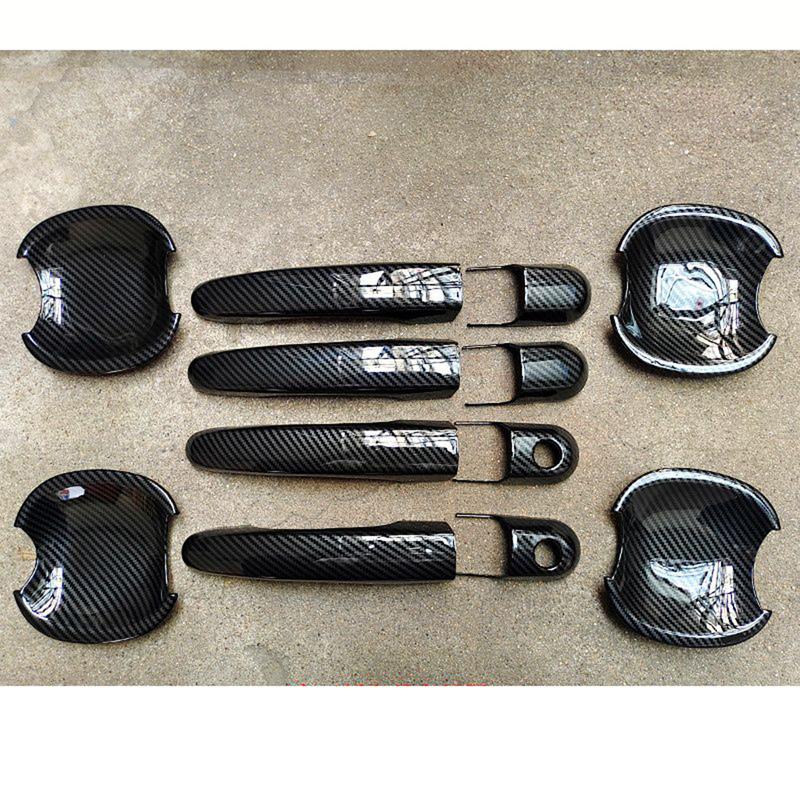 Yifei Chrome Carbon Car Accessories Plated Trim 2005 2006 2008 2009 2010 2012 For Hyundai Tucson Door Handle Bowl Cover