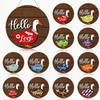 13 Replaceable Wooden Creative Doorplates Welcome Signs Door Hanging Decoration