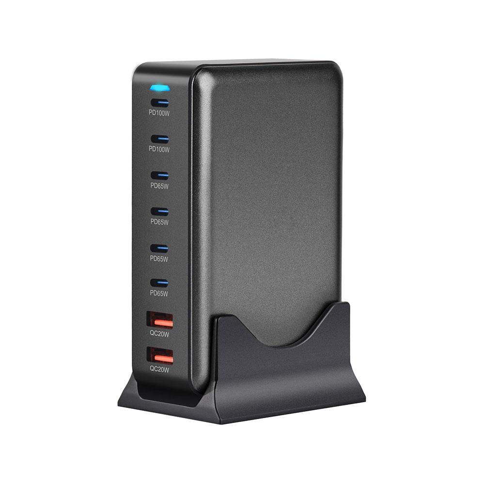 500W GaN Charger USB C Fast Desktop 8-port USB Type USB C PD Charger 3.0 C For iPhone15 L1H4
