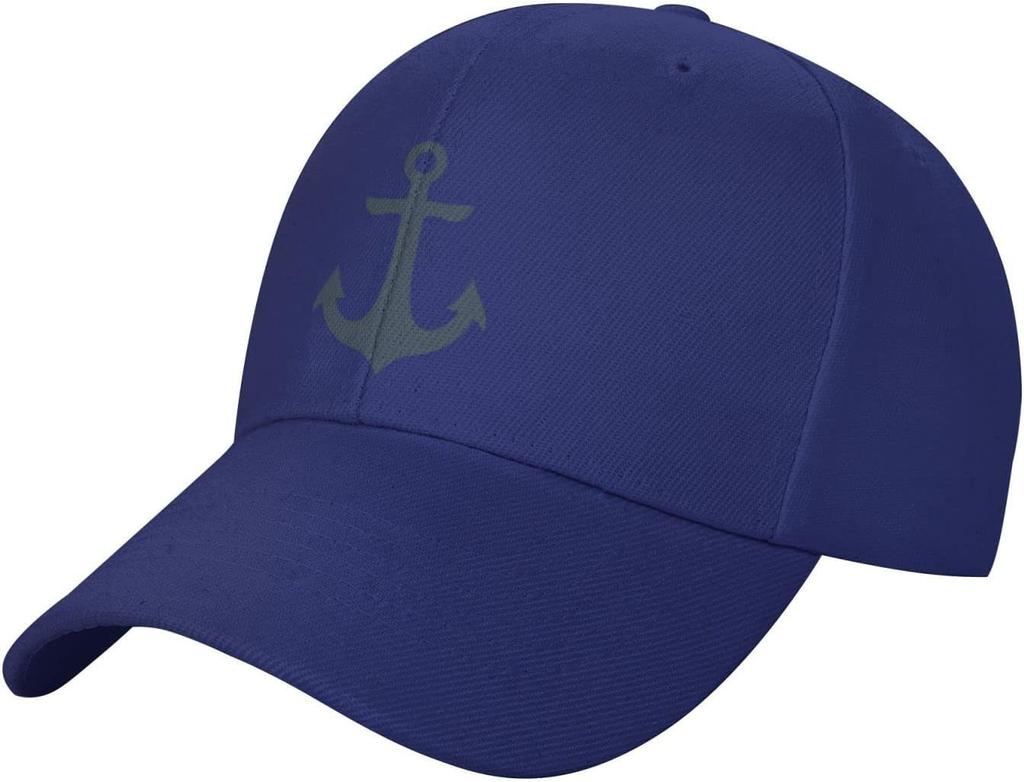 Nautical Anchor Baseball Cap Unisex Cotton Adjustable Casual Summer Outdoor Trucker Hat