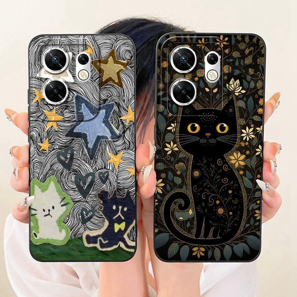 For Infinix Zero 30 4G 5G X6731 X6731B Fashion Dusk Beach Painting Phone Case For Infinix Zero30 Soft Silicone Covers Bumpers