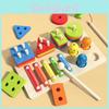 Wooden Fishing And Piano Toy For Toddlers With Color Recognition And Shape Learning