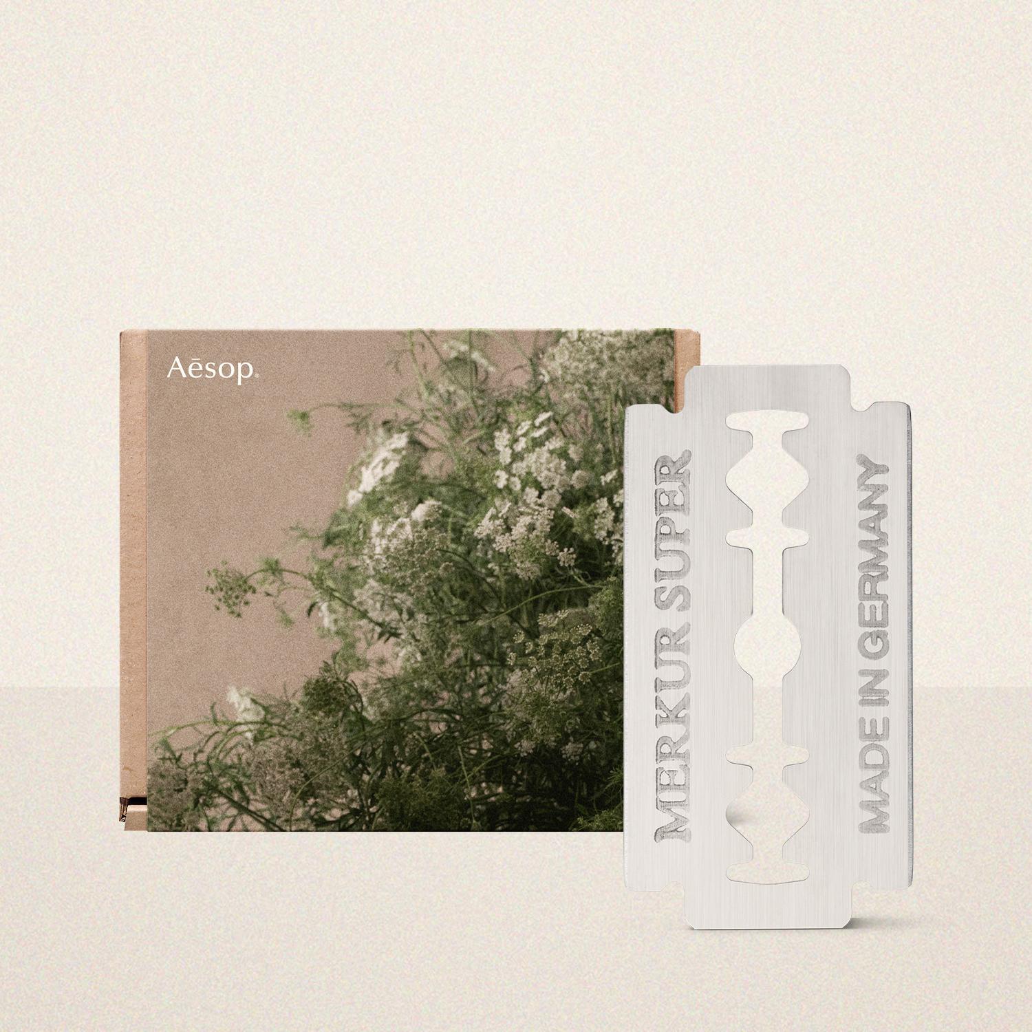 

[Aesop] Лезвия для безопасной бритвы с двойным лезвием, 10 шт. (x2)