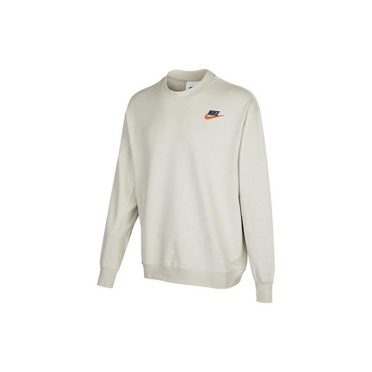 Nike Sweatshirts Men's Ecru Crew Neck Moderate Regular DR7834-072