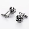 Twist Knot Cufflink Classic Shirt Cuff Buttons Alloy Men Grooms Cufflink Studs Luxury Charm Shirt Fashion Jewelry
