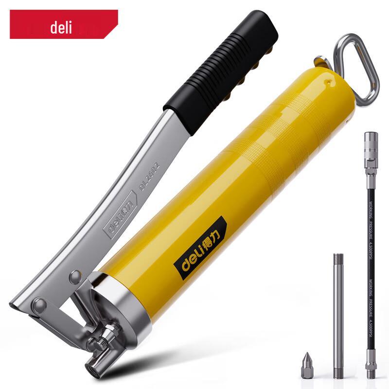 Deli Manual High-Pressure Heavy-Duty Grease Gun