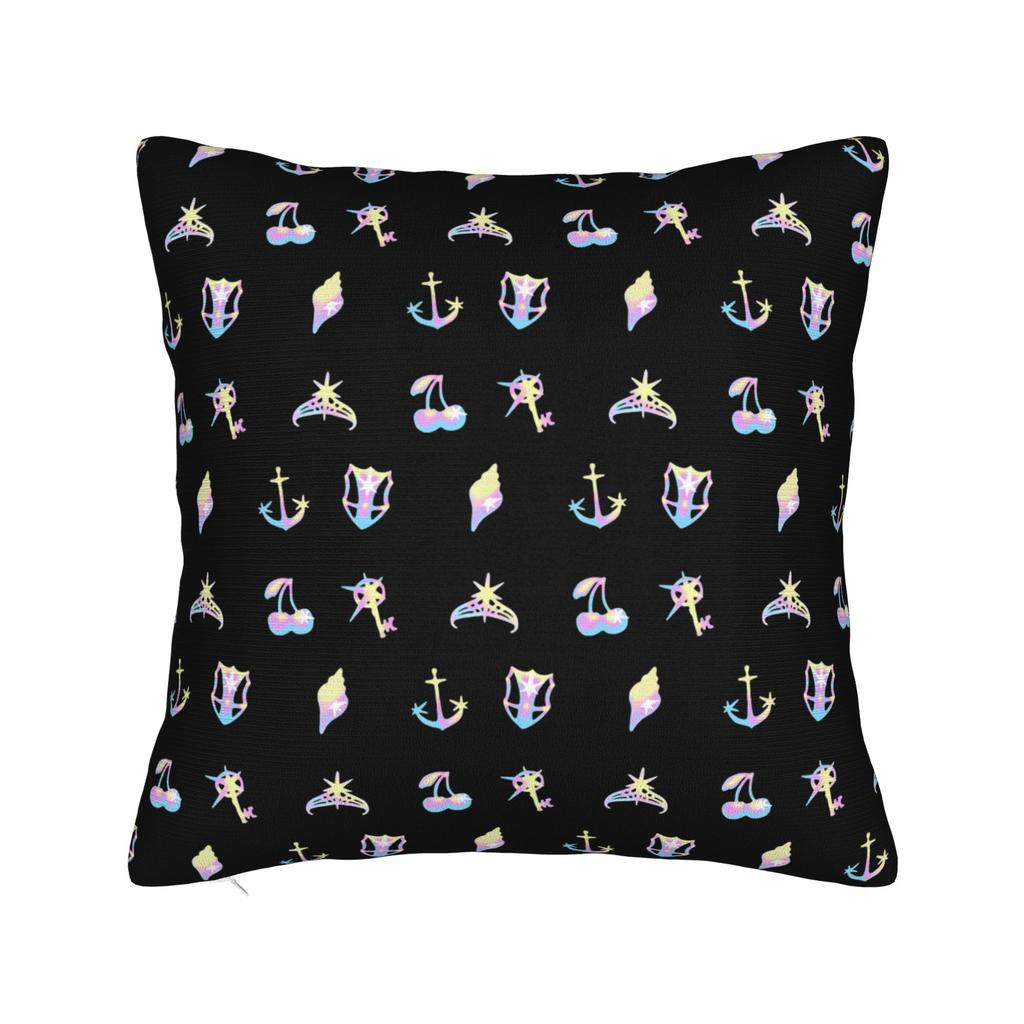 Katseye Merch Sad Square Pillow Case Polyester Cushions For Sofa Pop Music 45*45Cm Cushion Covers