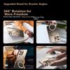 Alloy Frame | Magnetic Rotating StandIPhone 16 Pro Max Case, IPhone MagSafe Compatible, Ultra-Thin Metal Shockproof Frosted - Titanium