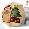 1pc Christmas Capybara Umbrella - Portable Home Essential, Durable Iron Frame with Rod Structure, Fashion Lovers Yy250910005