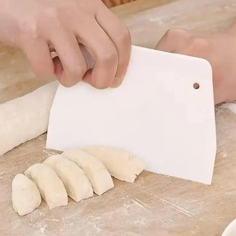 Mehrzweck-Teigschneider, Schüsselschaber für Brotteig, Fondant, Kuchencreme, Spatel, DIY-Gebäckschneider, Schaber, Küchen-Backset