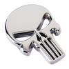 1PC 3D Metal Punisher Skull Skeleton Head Emblem Sticker Modified Scratch Fuel Tank Sticker Decoration Car Accessories