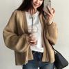 Autumn 2023 Korean Chic Loose Knit Cardigan for Students