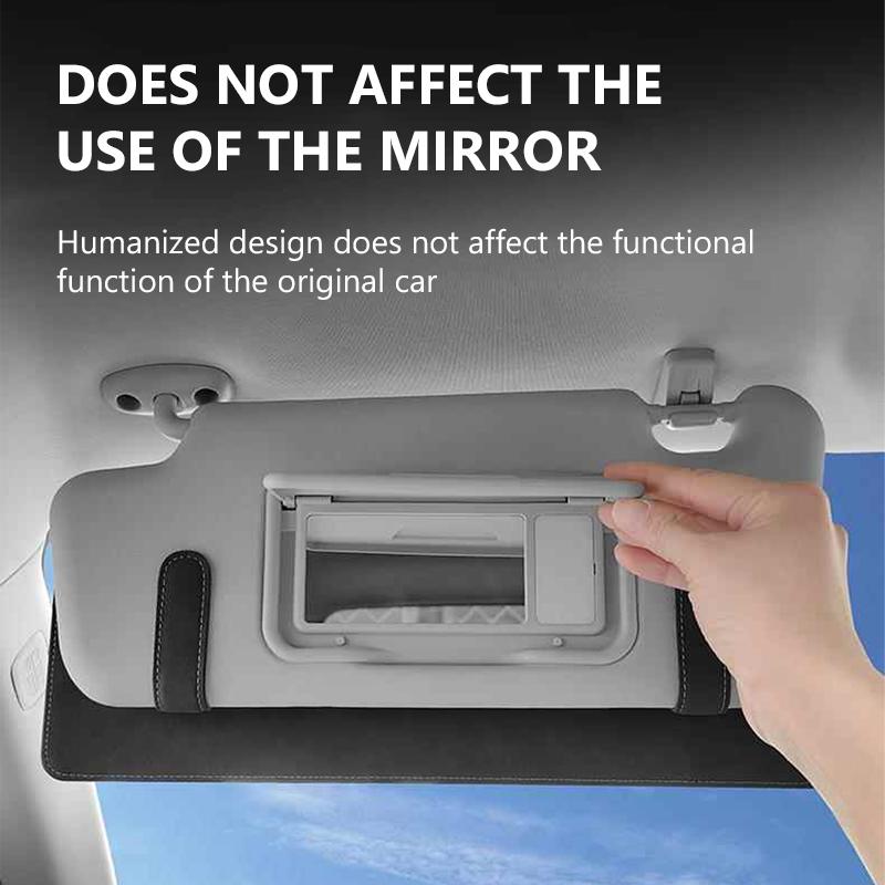 SEAMETAL Aufsteckbarer Auto-Sonnenblendenverlängerer Fahrer Beifahrer Vordersitz Blendschutz UV-Strahlen blockierend Sonnenblende Verlängerer