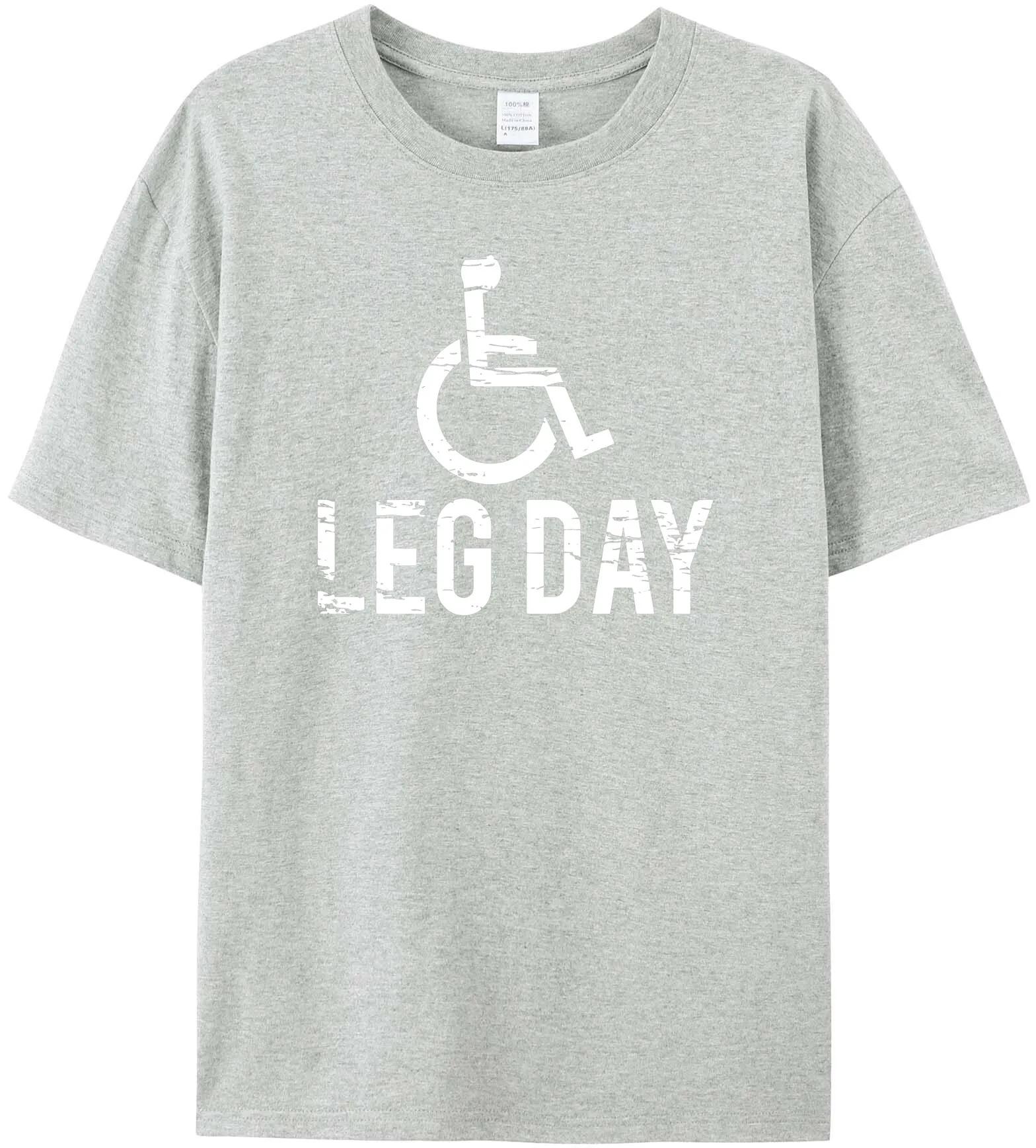 

Leg Day Графическая новинка Саркастические забавные футболки Высокое качество 180GSM 100% хлопок Крутые топы Футболки 4XL