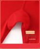 Teen Zodiac Year Warm Underwear Set: Boys' Bright Red & Girls' Year of the Horse Red Autumn Top and Pants