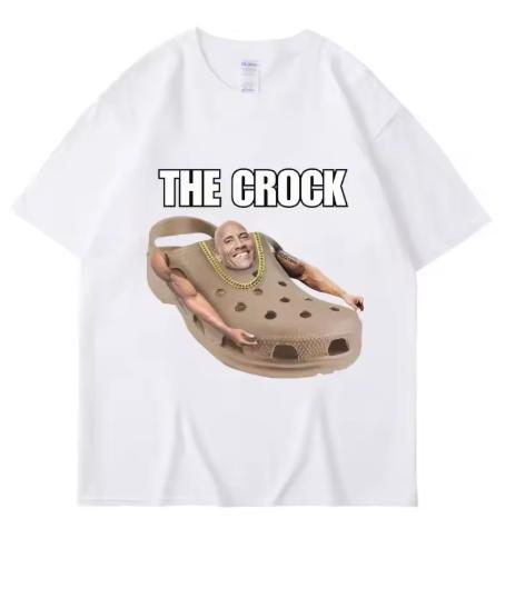 

The Crock Dwayne Johnson Funny Meme T Shirt Women Men Joke Humor Summer Tshirt Oversized Casual Clothes Male Streetwear S