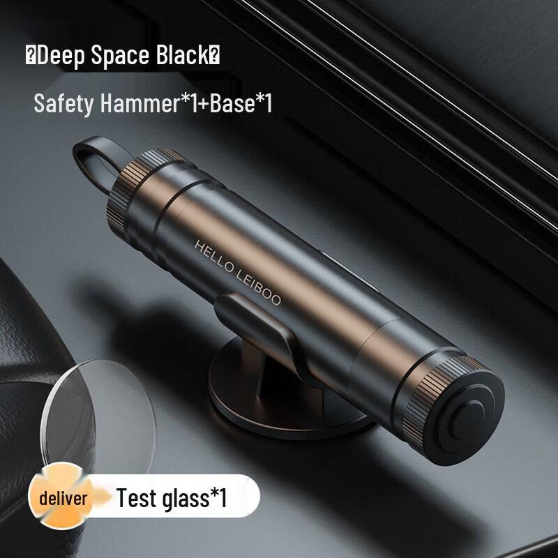 DAXTE 2-in-1 Mini Safety Hammer Window Breaker