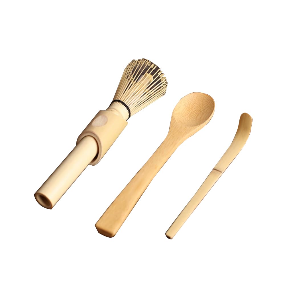 Matcha Tea Whisk Set, Bamboo Tea Whisk, Matcha Muddler, Long Handle, Matcha Whisk, Tea Ceremony Tool, Chasen, Home Use, Matcha Ceremony Accessory,