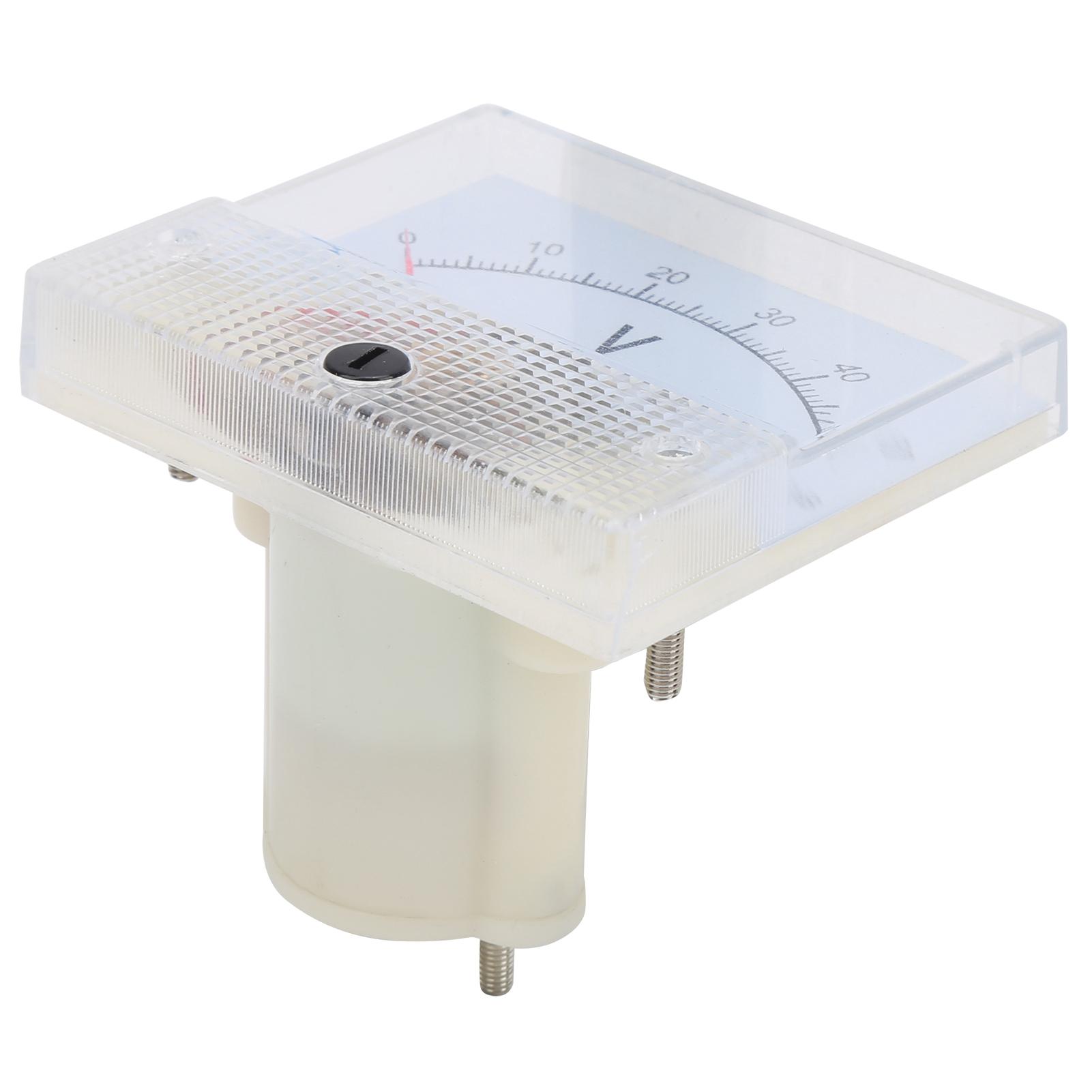 

85C1 DC 0 50V Pointer DC Voltmeter DC Panel Meter Measuring Instrument Embedded Installation