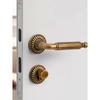 Luxury French Sunflower Yellow Bronze Bedroom Door Lock Indoor Door Handle Silent Split Lock Retro American Wooden Door Lock