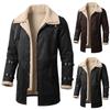 Men's Vintage Overcoat, Outdoor Jacket, Casual Winter Coat for Fall and Winter