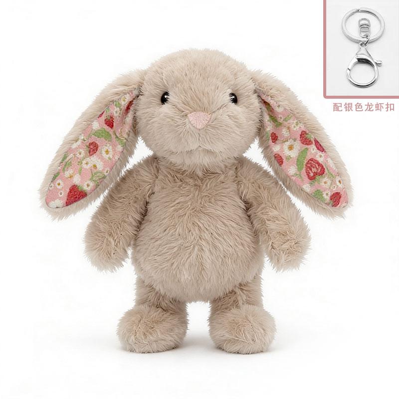 1Pc 15CM Cute Lop-eared Rabbit Plush Pendant Toy Stuffed Soft Bunny Dolls Kawaii Keychain Bag Pendant Doll Birthday Gifts