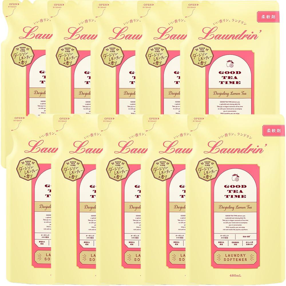 

Кондиционер для белья Landrin, аромат чая с лимоном Дарджилинг, сменные блоки, 480 мл (x10)
