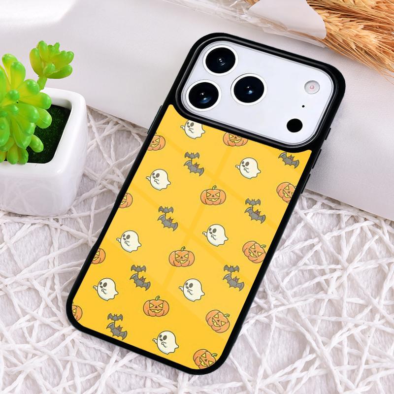 BOO! Happy Halloween Pumpkin Phone Case for iPhone 17 Air 16 15 11 12 14 13 Pro Max Shockproof Cover