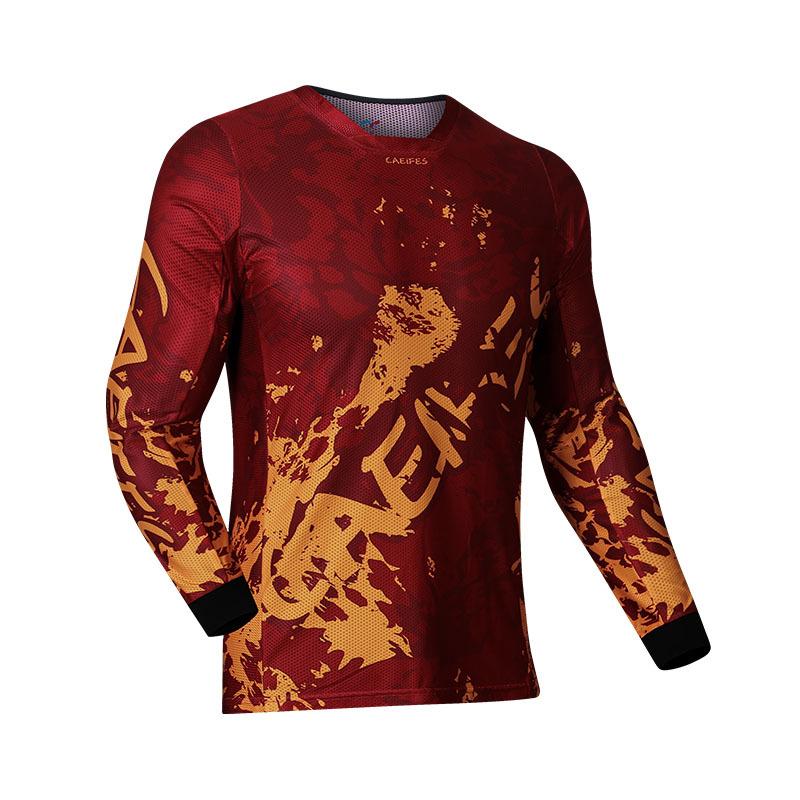 Spot Off-road Motorcycle Clothing, Cycling Clothing, Downhill Clothing, Casual Crew Neck T-shirt, Breathable and Quick-drying Running Clothing, 