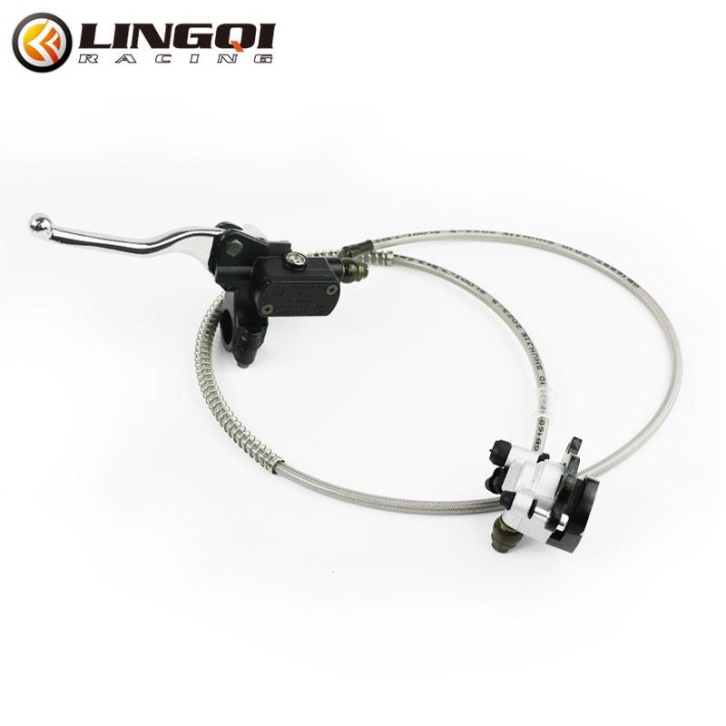 

LINGQI RACING 49cc Mini Moto Parts Rear Hand Brake Lever Hydraulic Disc Brakes Pump For Minimoto Dirt Pit Bike Scooter Parts