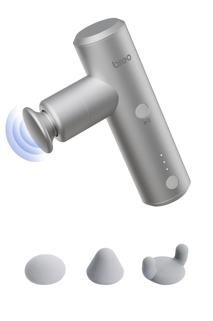 Breo Facial Mini for Full Body Myofascial 3 4 Quiet Mini 1100mAh Japanese Instruction Manual Perfect Gift for Day Care, Release, Attachments, Modes,